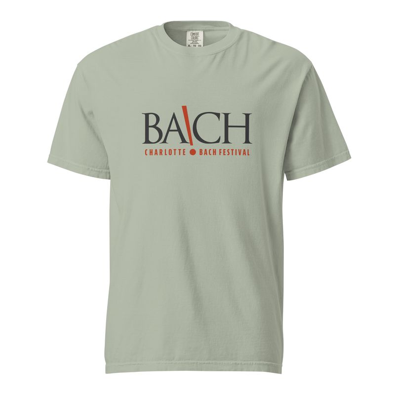 Unisex Garment-Dyed Heavyweight Charlotte Bach Festival T-shirt - Bay