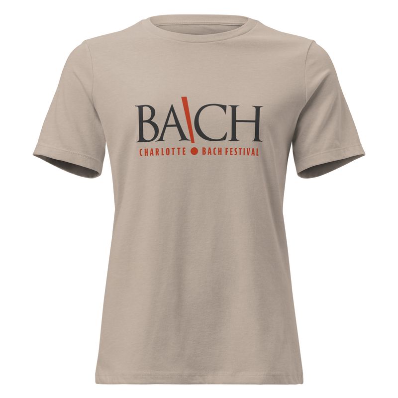 Women's Relaxed T-Shirt  Charlotte Bach Festival