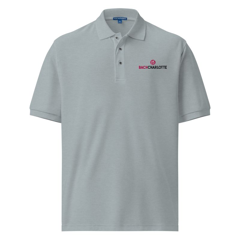 Men's Premium Polo with Embroidered Bach Charlotte logo