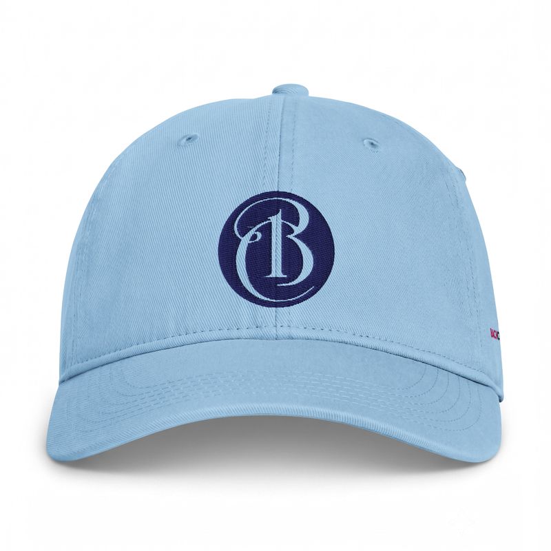 Coastal Washed Cap - Hydrangea, with Bach Charlotte logos