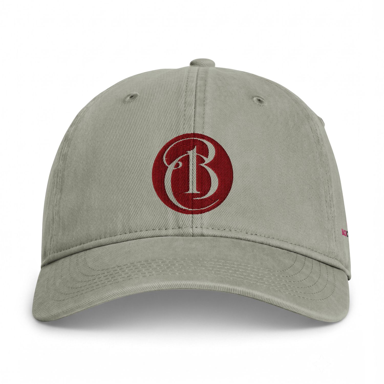 Coastal Washed Cap - Sandstone, with Bach Charlotte logos