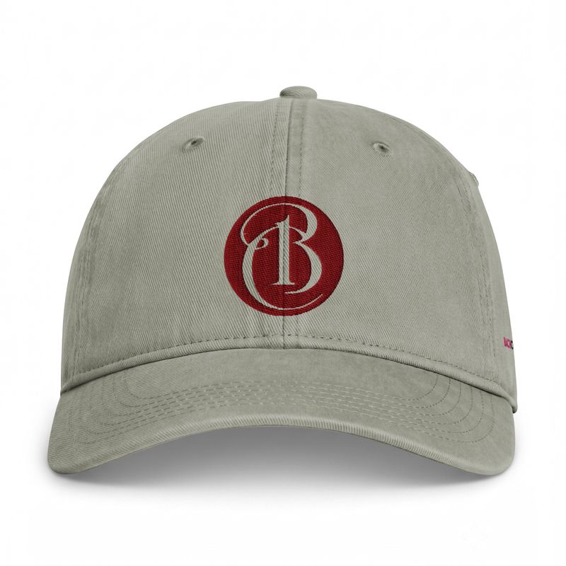 Coastal Washed Cap - Sandstone, with Bach Charlotte logos