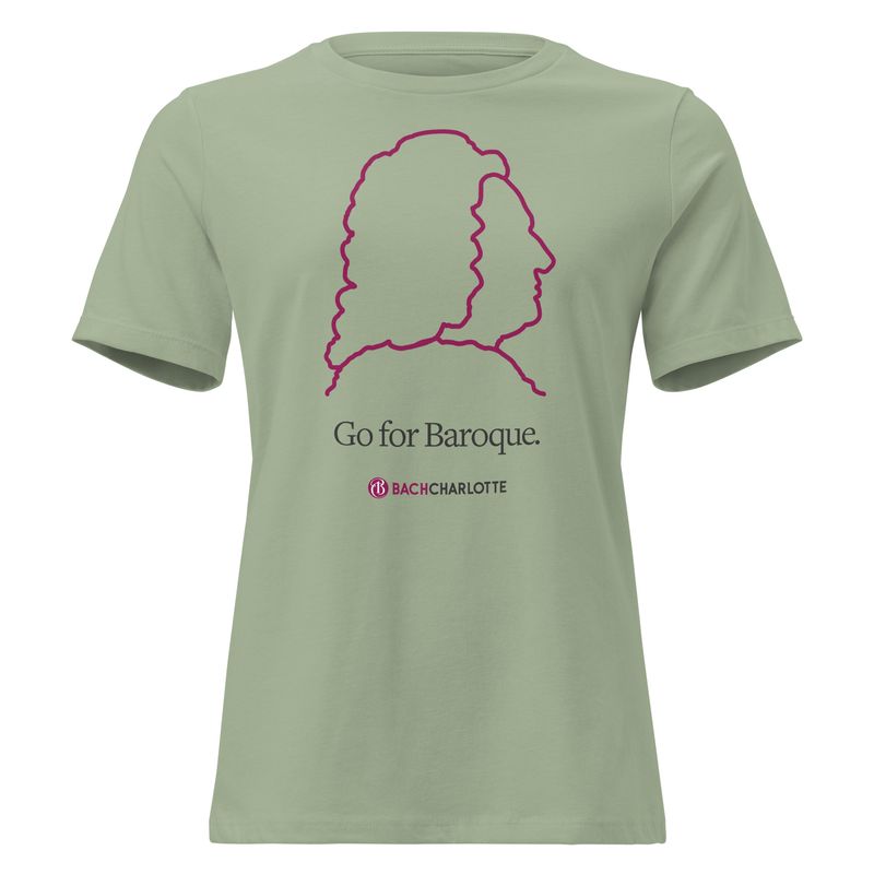 “Go for Baroque” Women's Relaxed T-Shirt - Sage