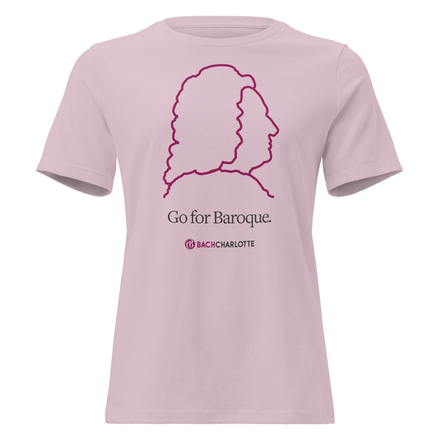 “Go for Baroque” Women’s Relaxed T-Shirt - Light Violet