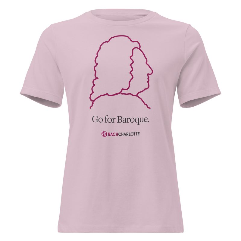 “Go for Baroque” Women’s Relaxed T-Shirt - Light Violet