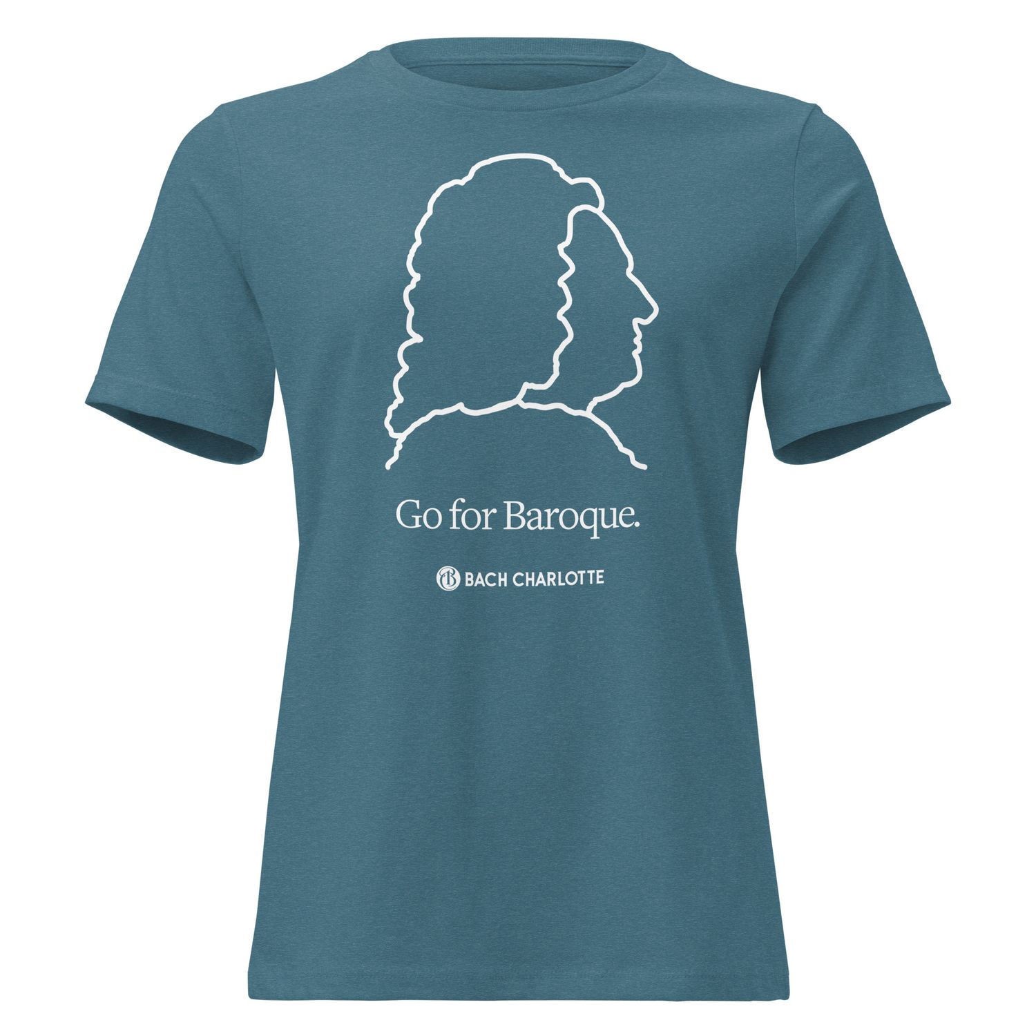 “Go for Baroque” Women's Relaxed T-Shirt - Dark Teal