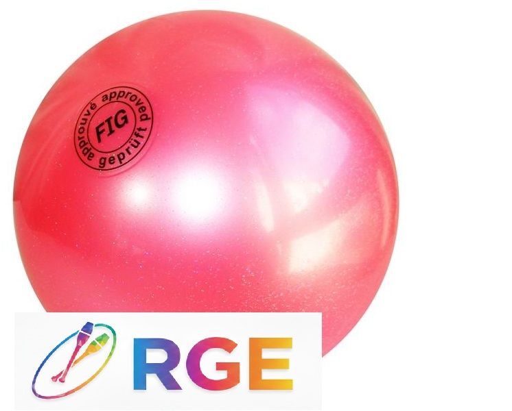 Piłka 16 cm GLITTER