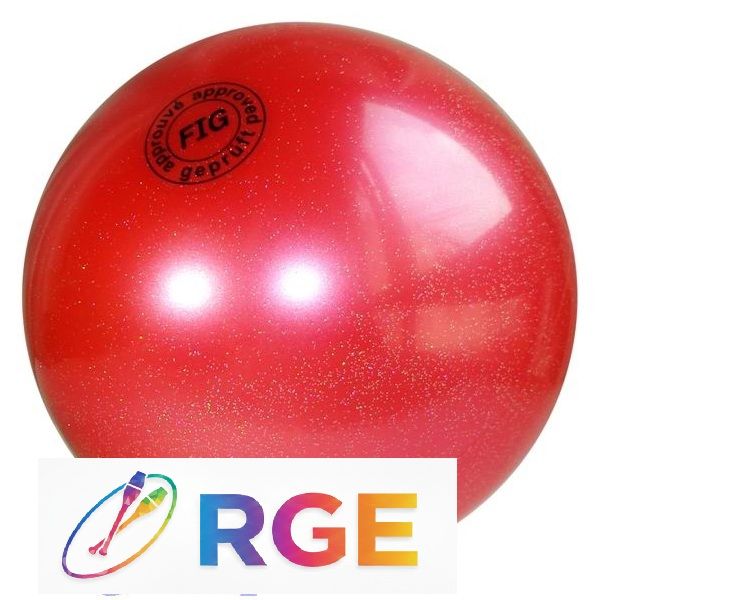 Piłka 16 cm GLITTER