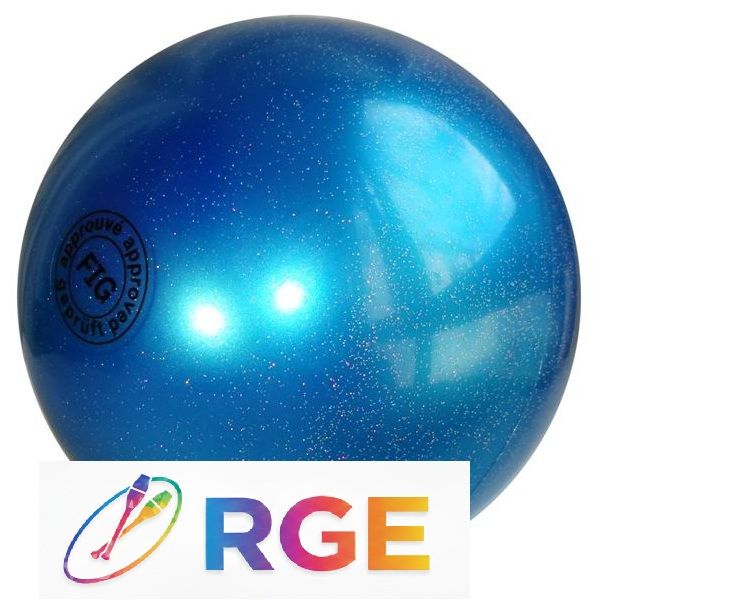 Piłka 16 cm GLITTER