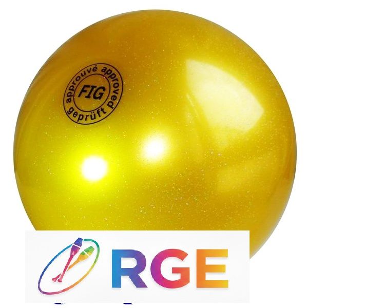 Piłka 16 cm GLITTER