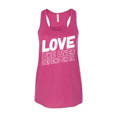 LOVE - Ladies Tank | Berry LOVE - Ladies Tank | Berry