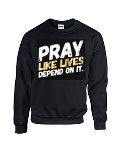 PRAY - Sweatshirt | with GOLD