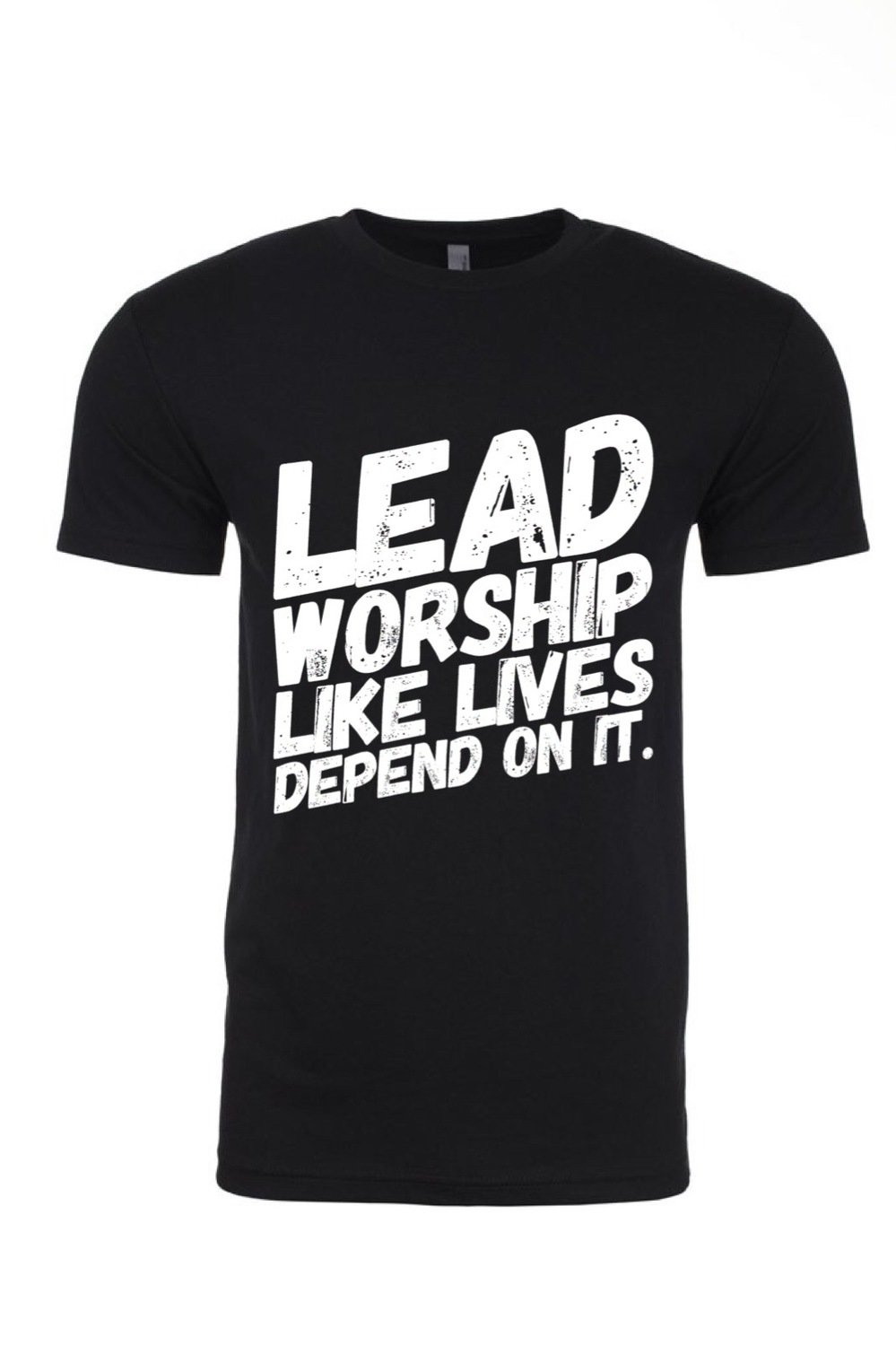 LEAD WORSHIP - Crew Neck Tee