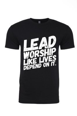 LEAD WORSHIP - Crew Neck Tee