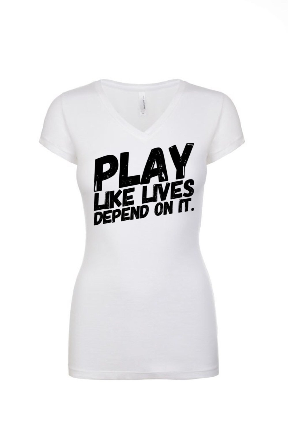 PLAY - Ladies V Neck Tee
