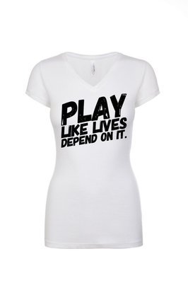 PLAY - Ladies V Neck Tee