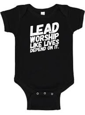 LEAD WORSHIP - Baby Onesie