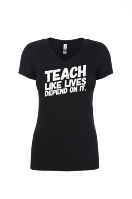 TEACH - Women&#39;s V Neck