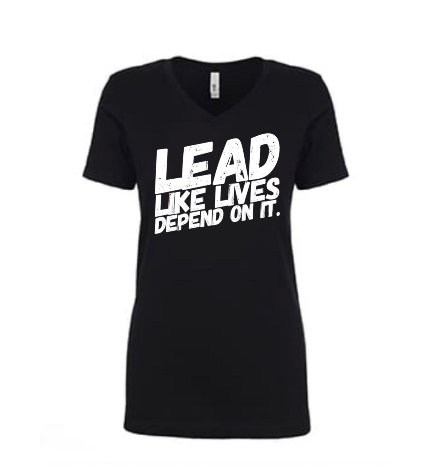 LEAD - Ladies V Neck Tee