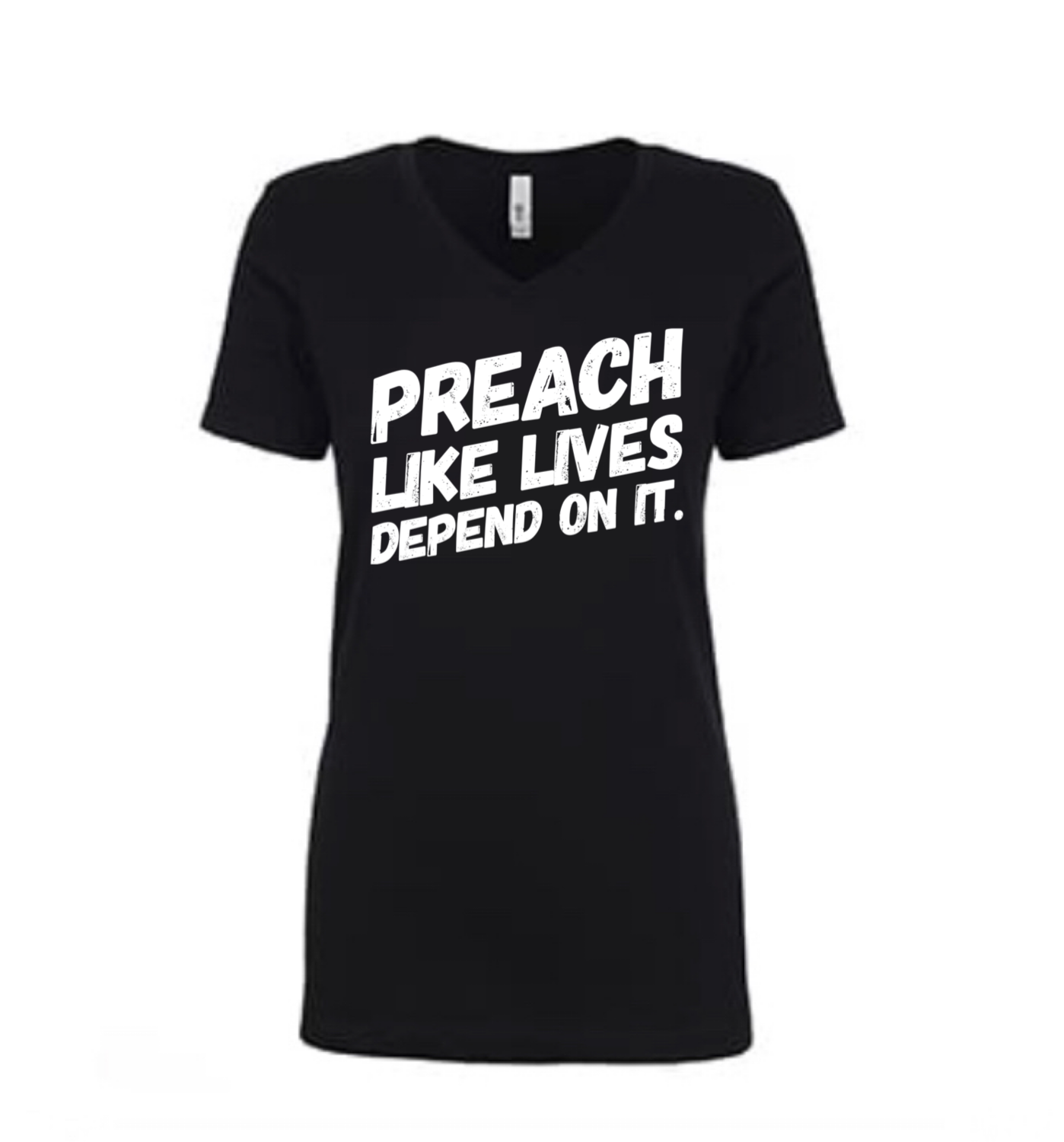 PREACH - Ladies V Neck Tee PREACH - Ladies V Neck Tee