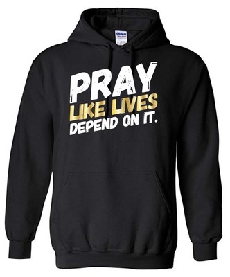 PRAY - Hoodie | with GOLD