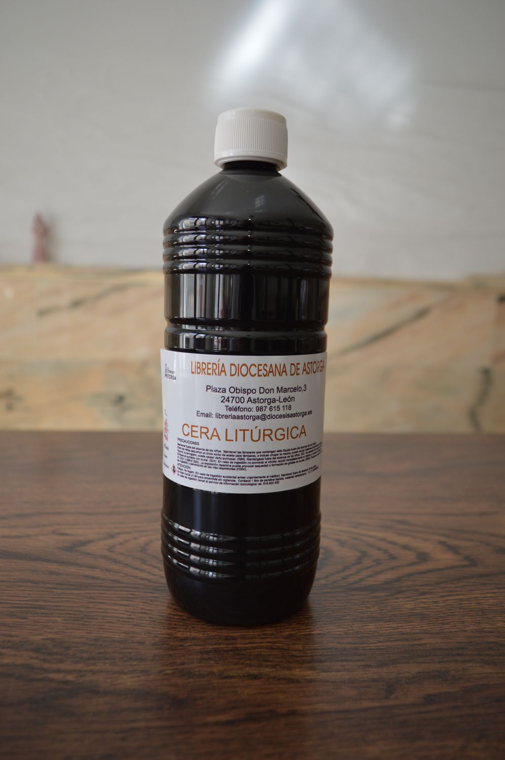 Botella de Parafina para velas con mecha