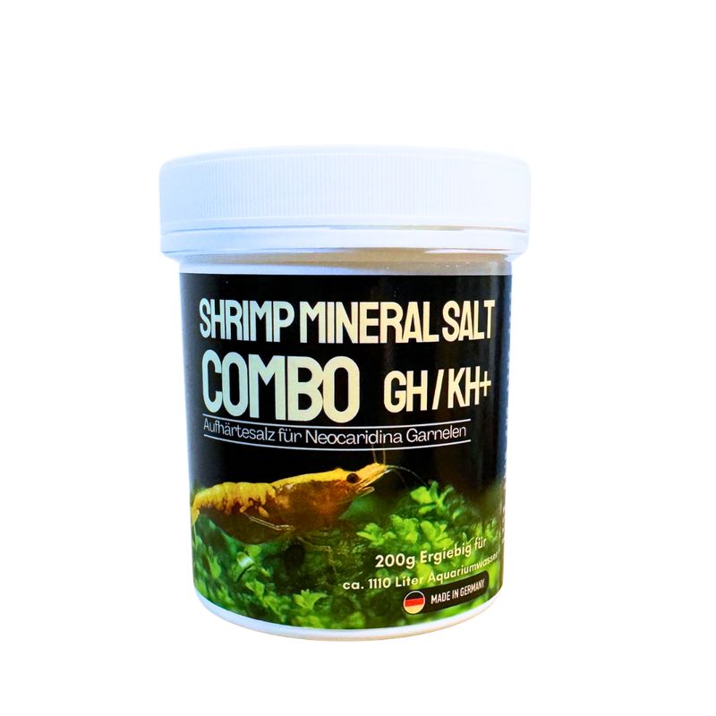 SHRIMP MINERAL SALT COMBO GH/KH+ – Aufhärtesalz für Neocaridina-Garnelen