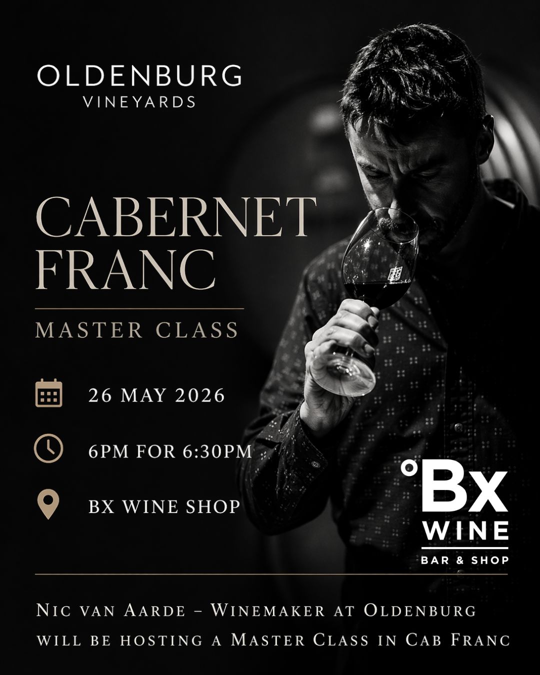 Masterclass in Cab Franc - 26th May