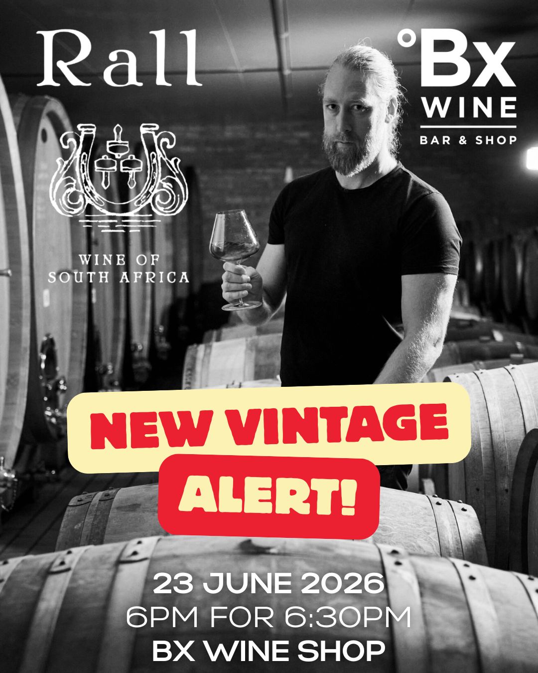 Rall New Vintage Release Tasting - 23 June