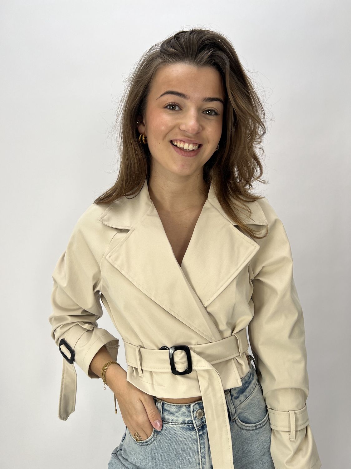 FS Olivia trenchcoat - creme