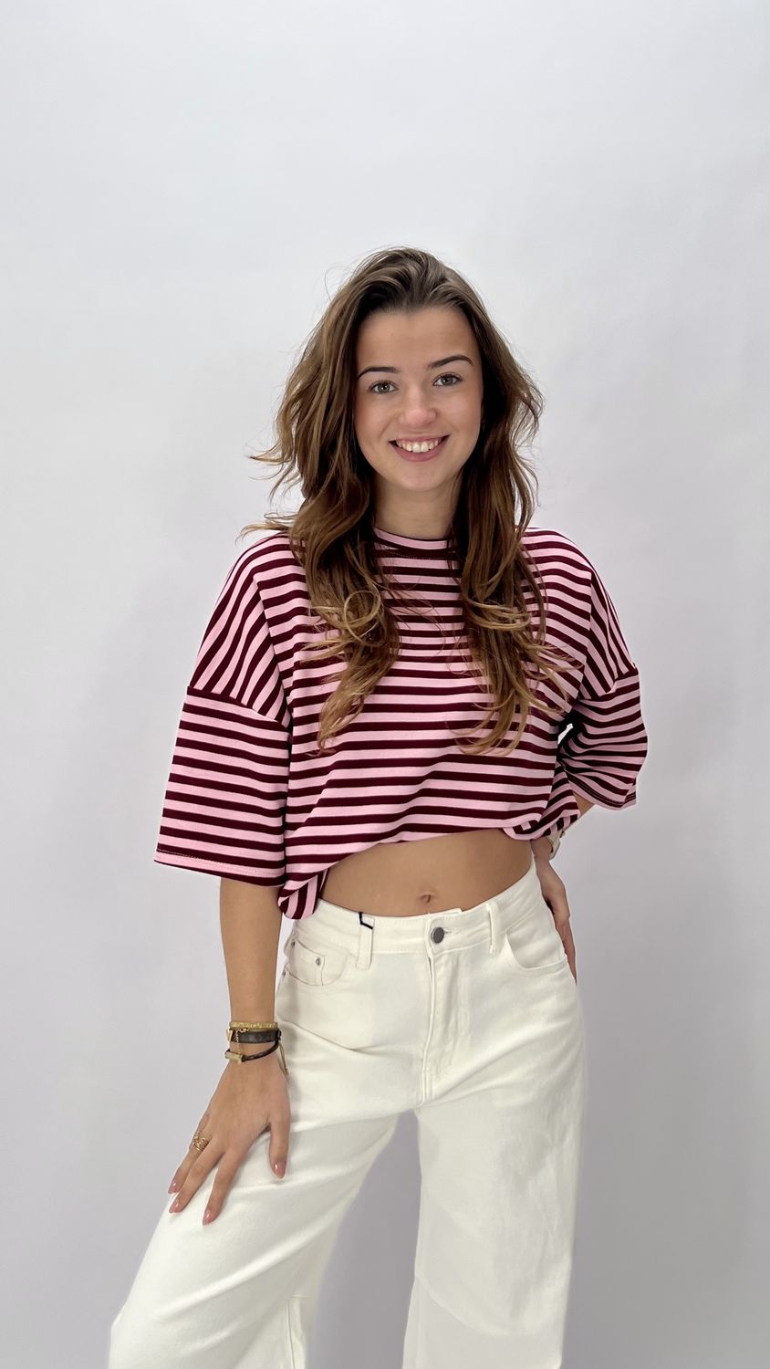 FS Livia tee - bordeaux