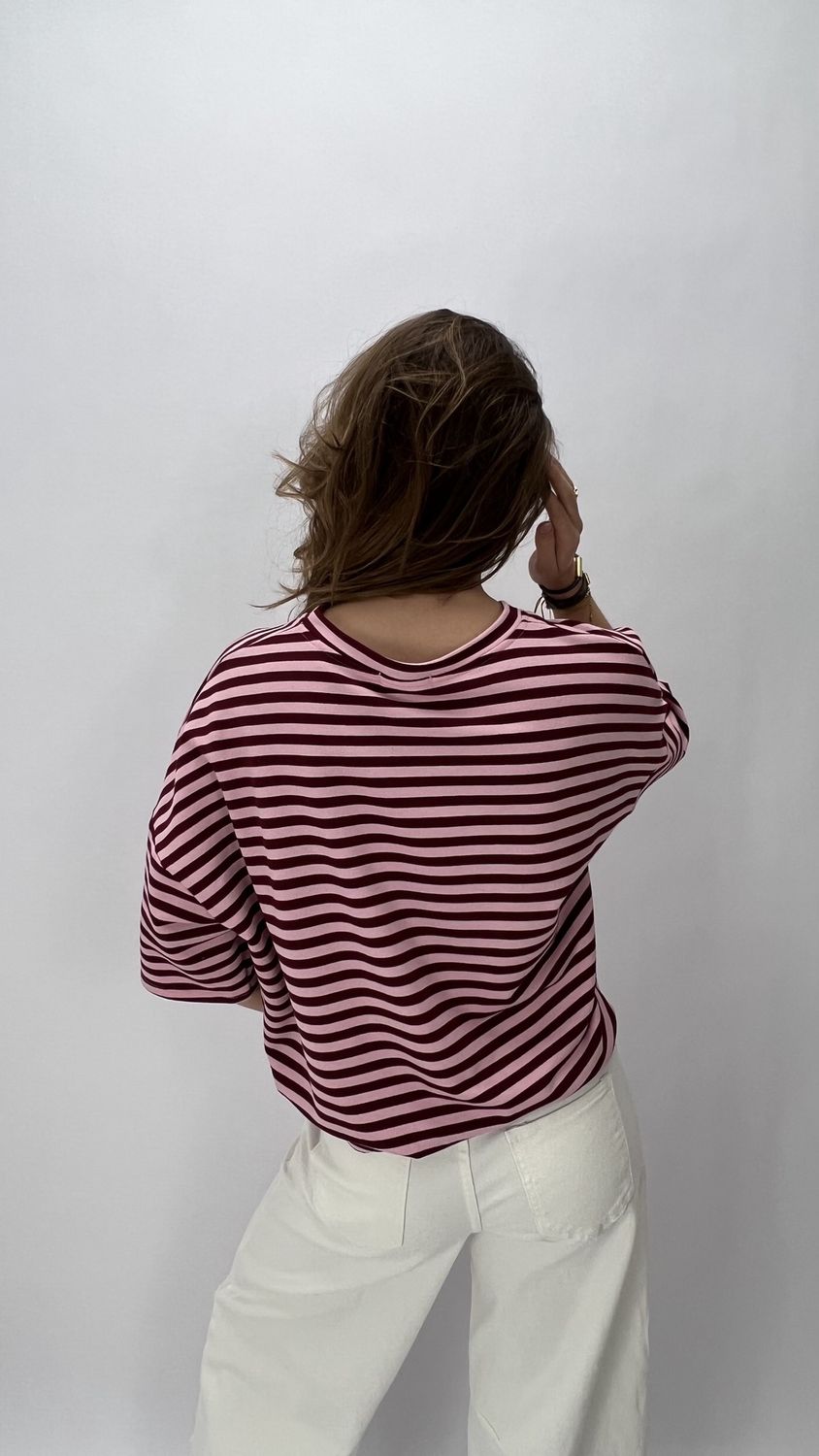 FS Livia tee - bordeaux