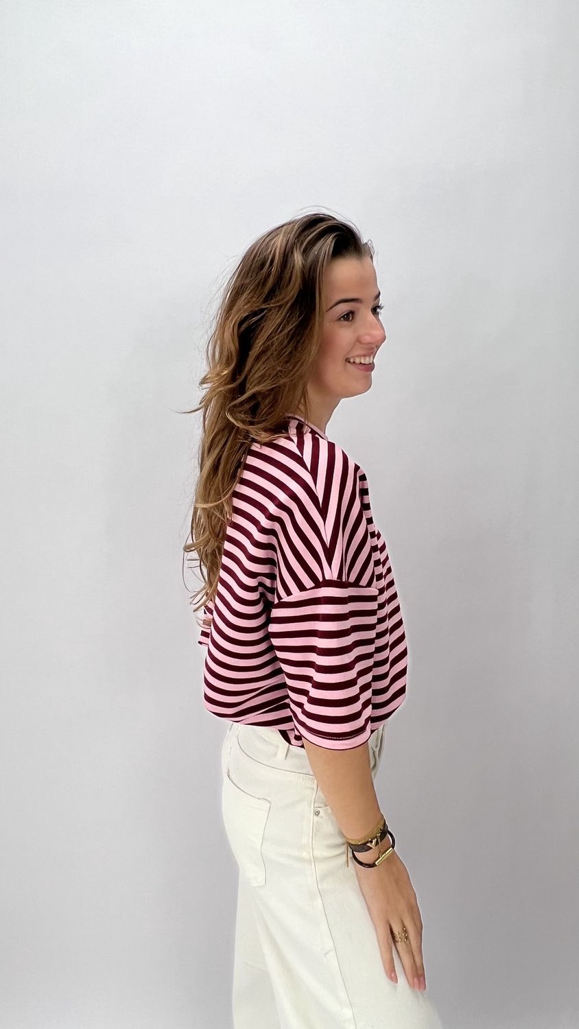 FS Livia tee - bordeaux