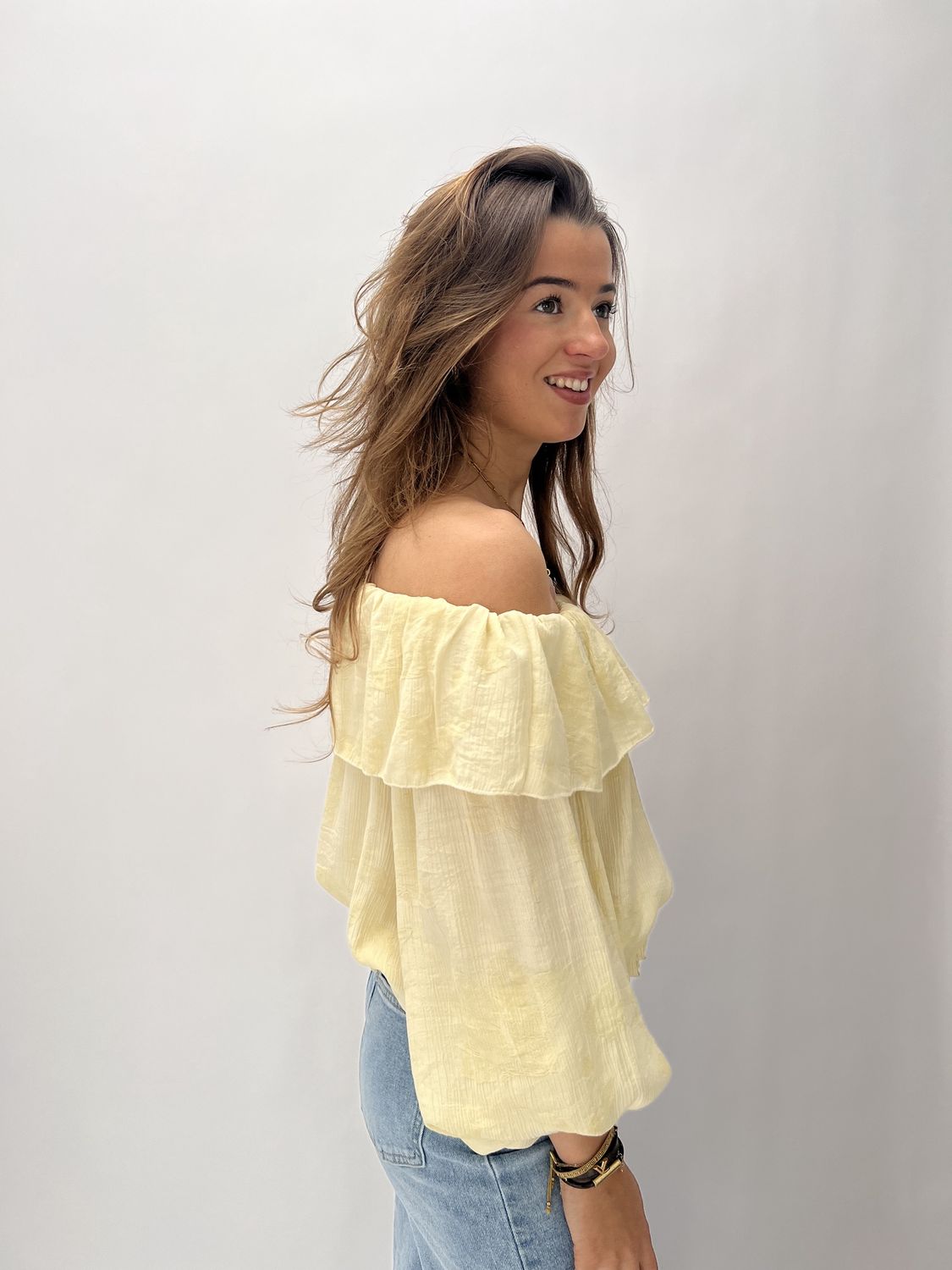 FS Ava blouse - yellow