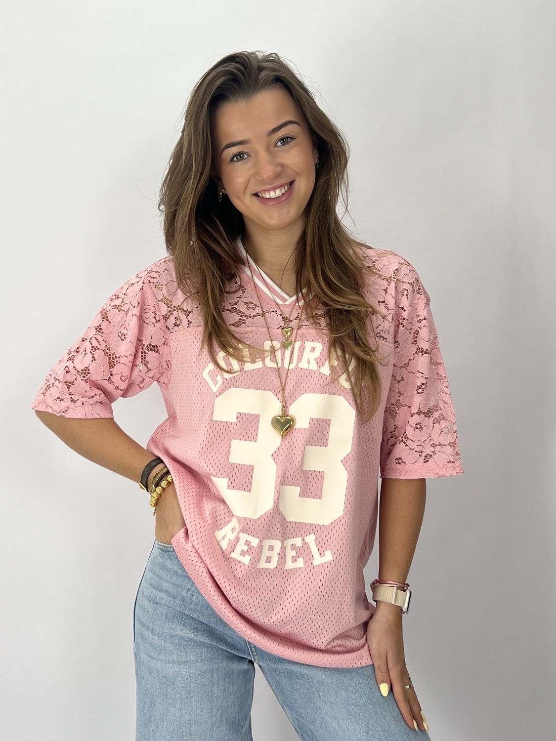 FS Tayla 33 mesh football tee