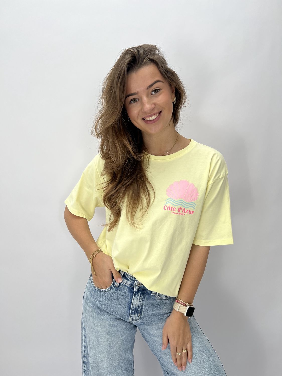 FS Cote d'azur tee - yellow