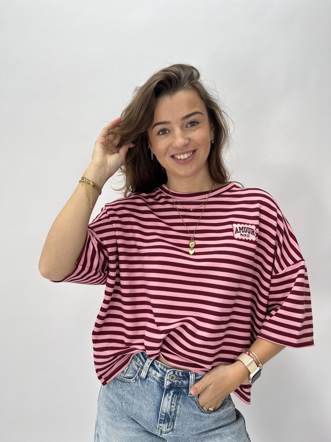 FS Amour tee - bordeaux