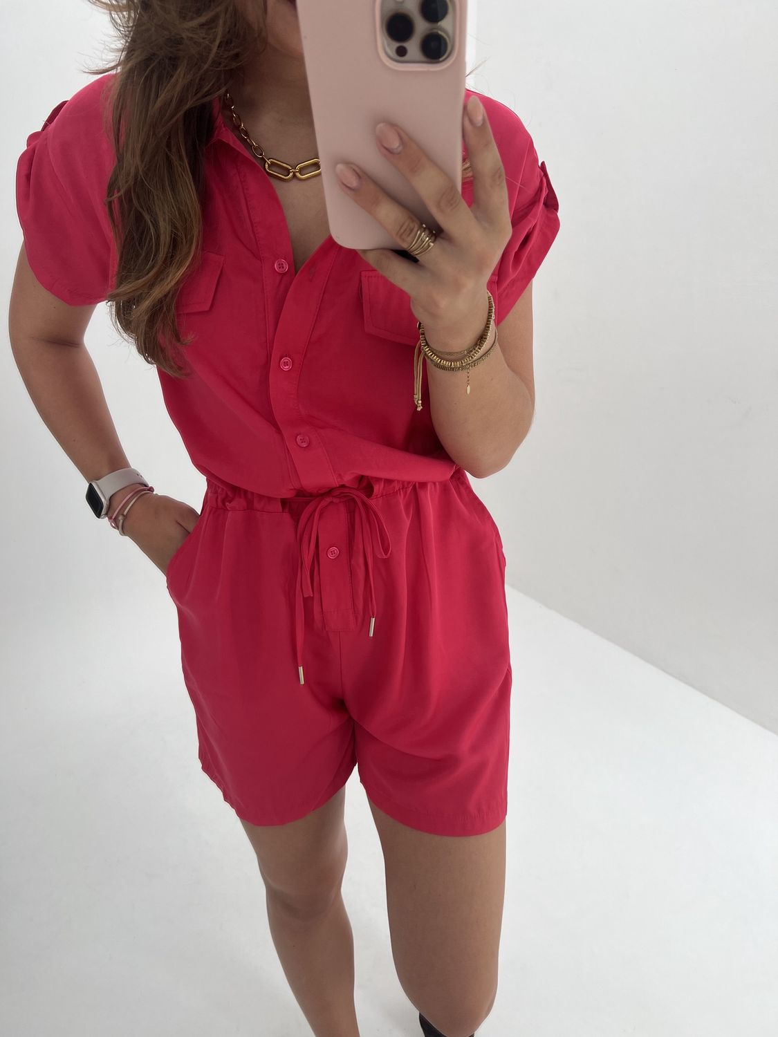 FS Charlie playsuit - pink
