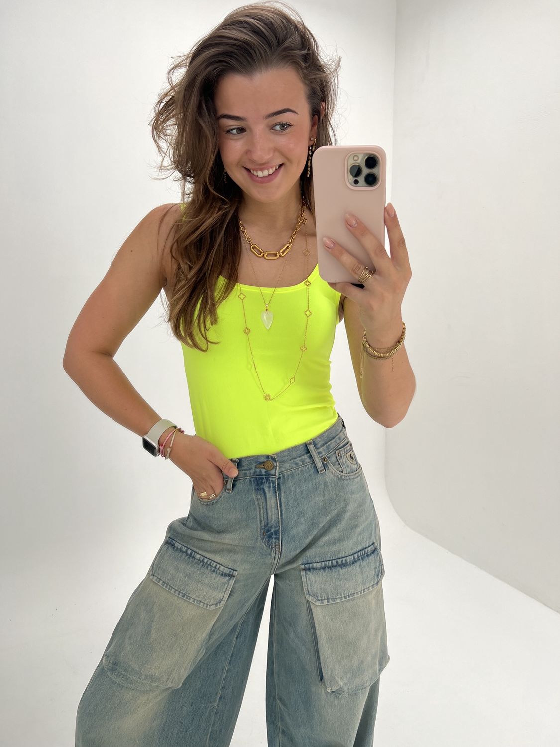 FS Lauren top - neon yellow