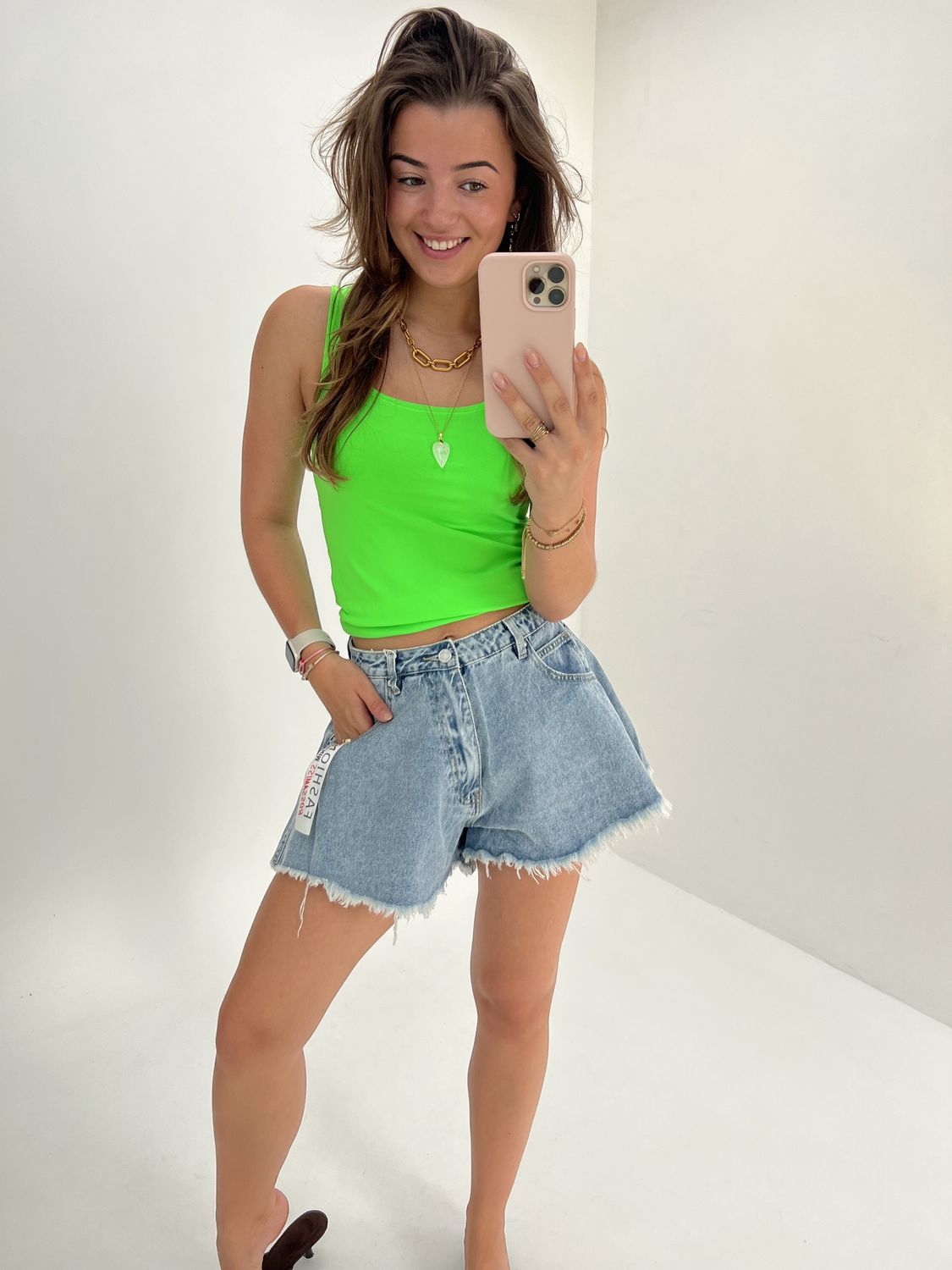 FS Lauren top - neon green