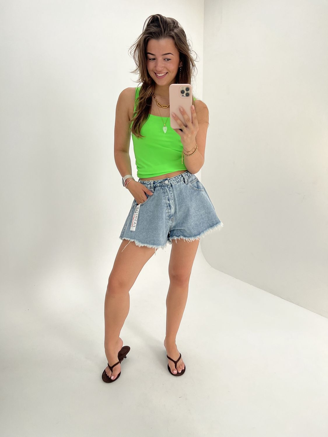 FS Lauren top - neon green