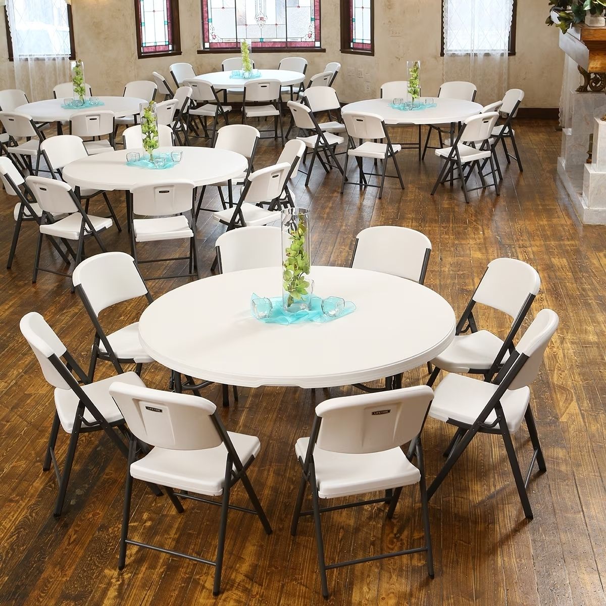 Paquete Boda 32 sillas y 5 mesas Redondas