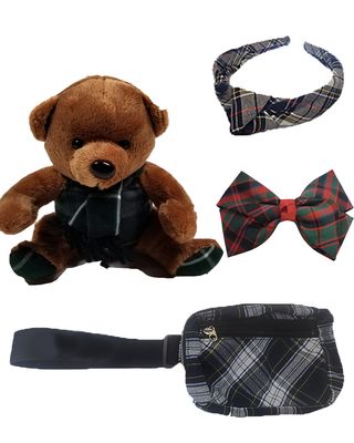 PLAID ACCESSORIES &amp; AMERICAN DOLL DRESSES