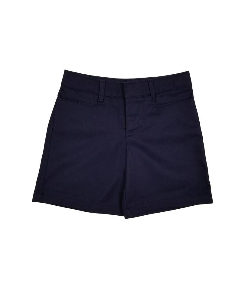 GIRL/LADIES FLAT FRONT SHORT NAVY 
