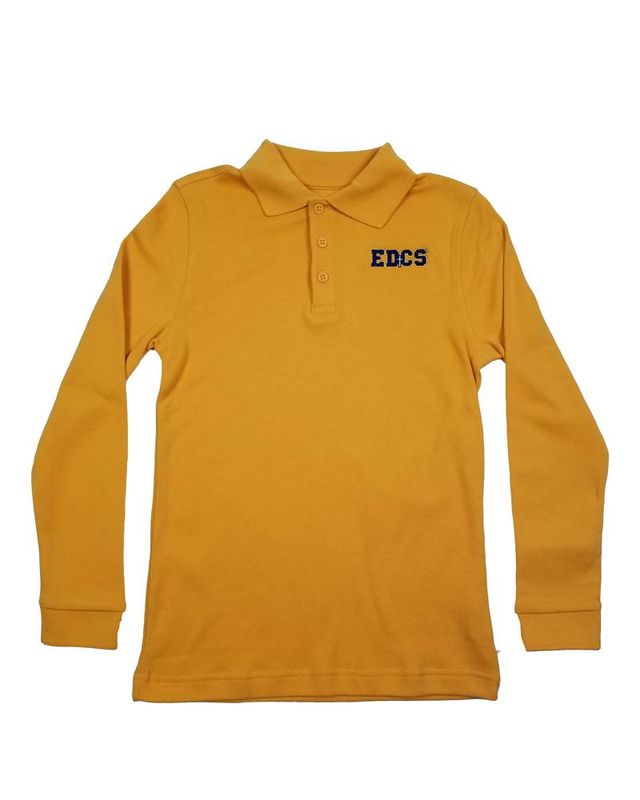 EAST DAYTON PIQUE LS KNIT SHIRT