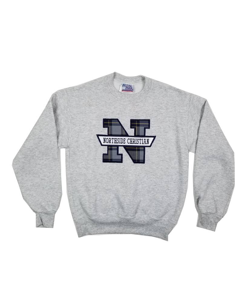 NORTHSIDE CHRISTIAN PLAID SWEATSHIRT