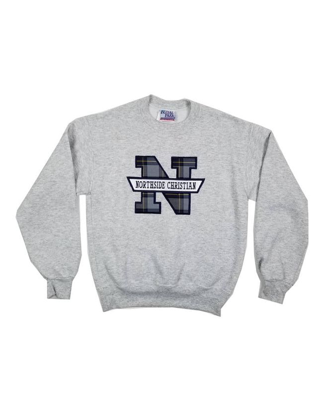 NORTHSIDE CHRISTIAN PLAID SWEATSHIRT