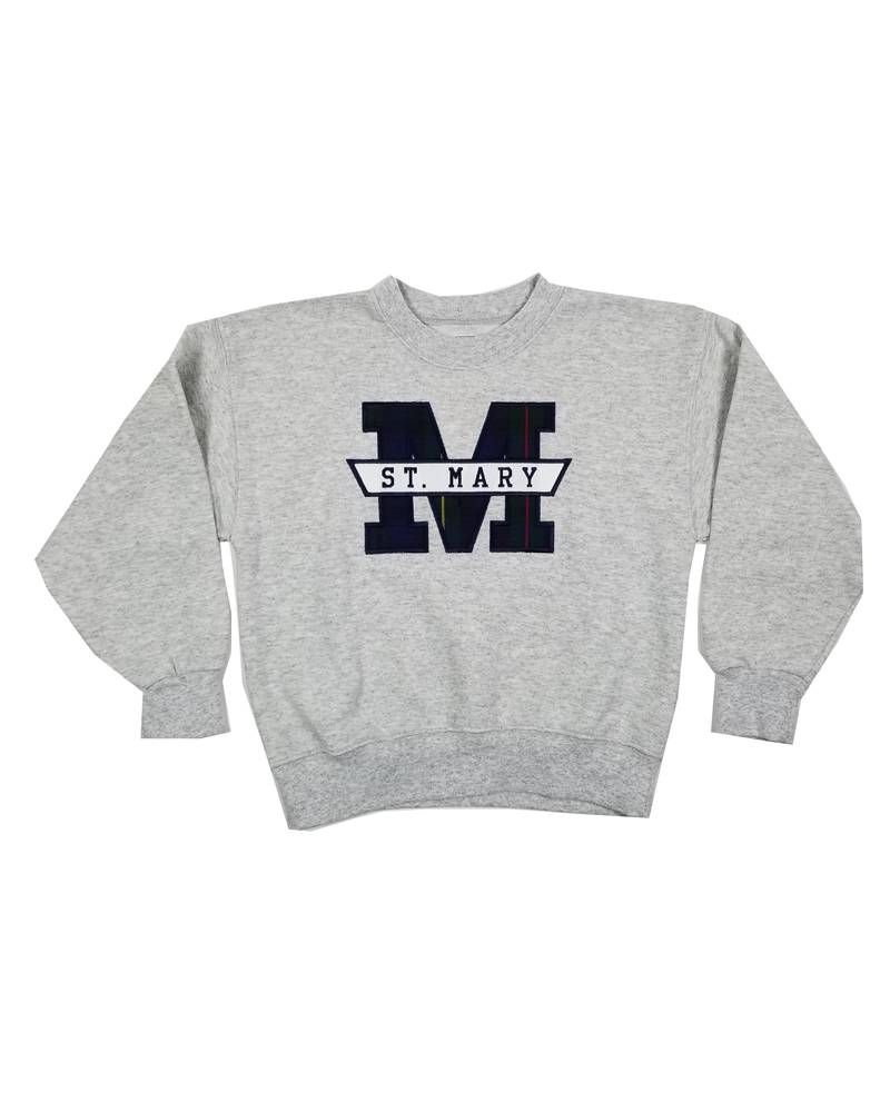 ST. MARY  55 PLAID SWEATSHIRT