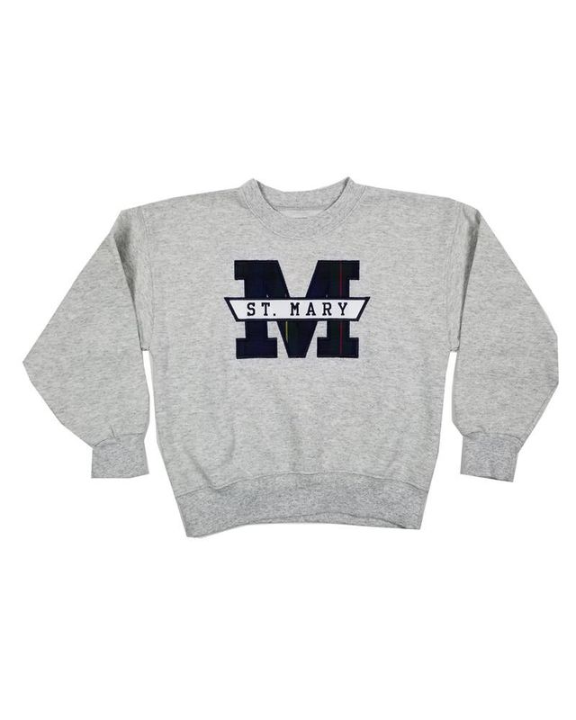 ST. MARY  55 PLAID SWEATSHIRT