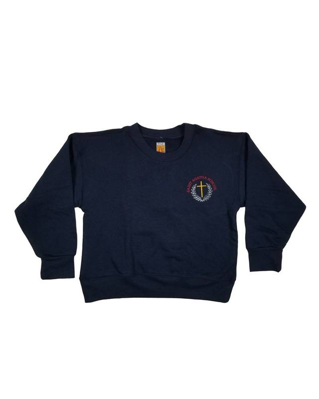 ST. AGATHA SWEATSHIRT WITH CREST